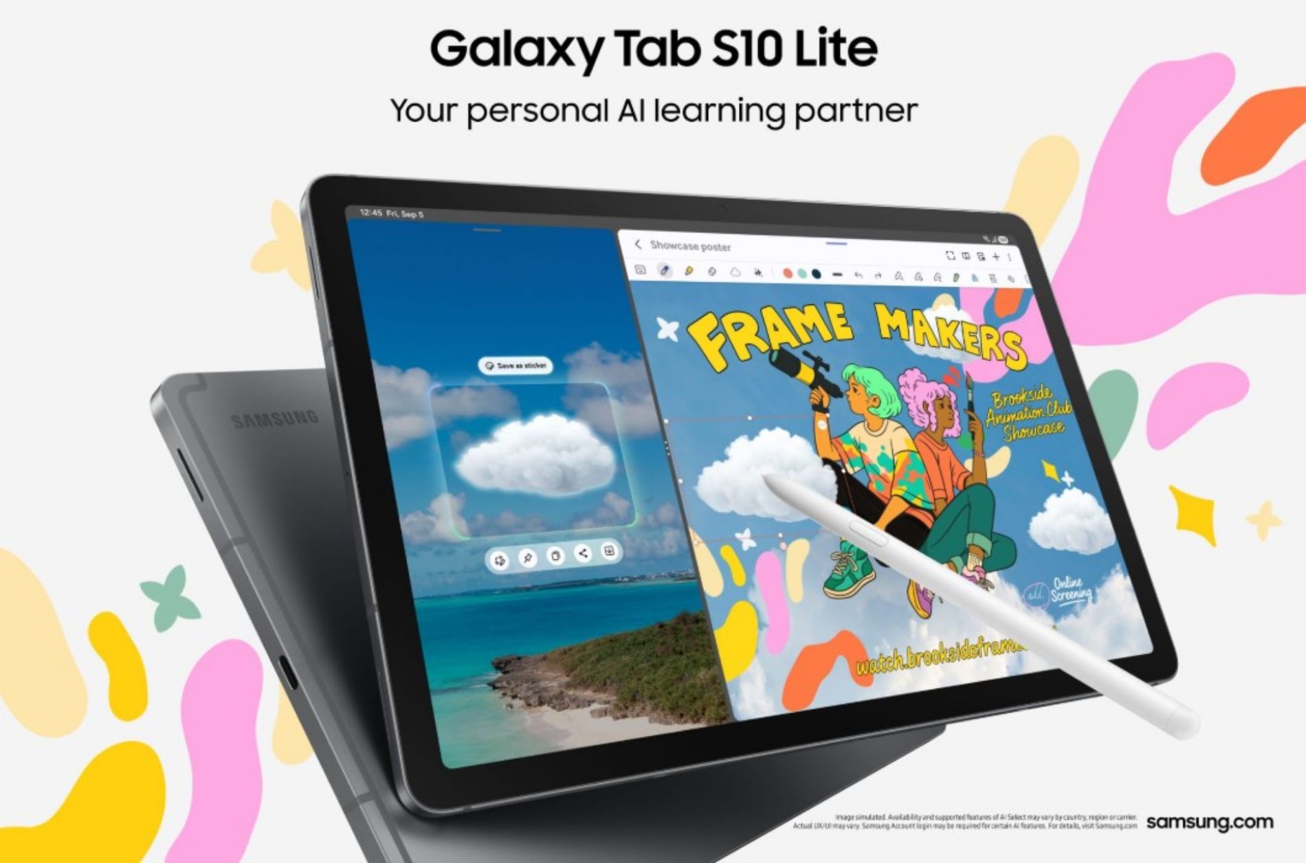 Hình ảnh cho danh mục Galaxy Tab S10 Lite ra mắt: Tablet AI tầm trung hấp dẫn nhất 2025 cho học sinh, sinh viên